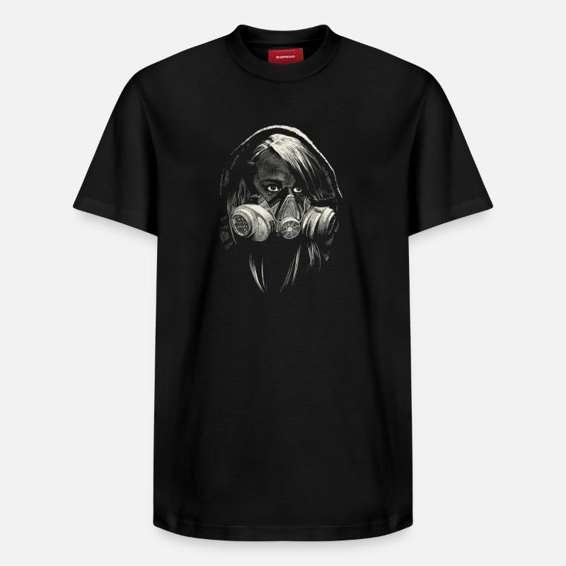 graffiti - T-shirt unisexe décontracté en coton Supima – de SPREAD - noir