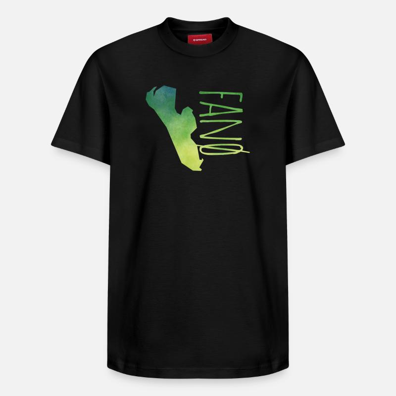 Fanoe - T-shirt unisexe décontracté en coton Supima – de SPREAD - noir