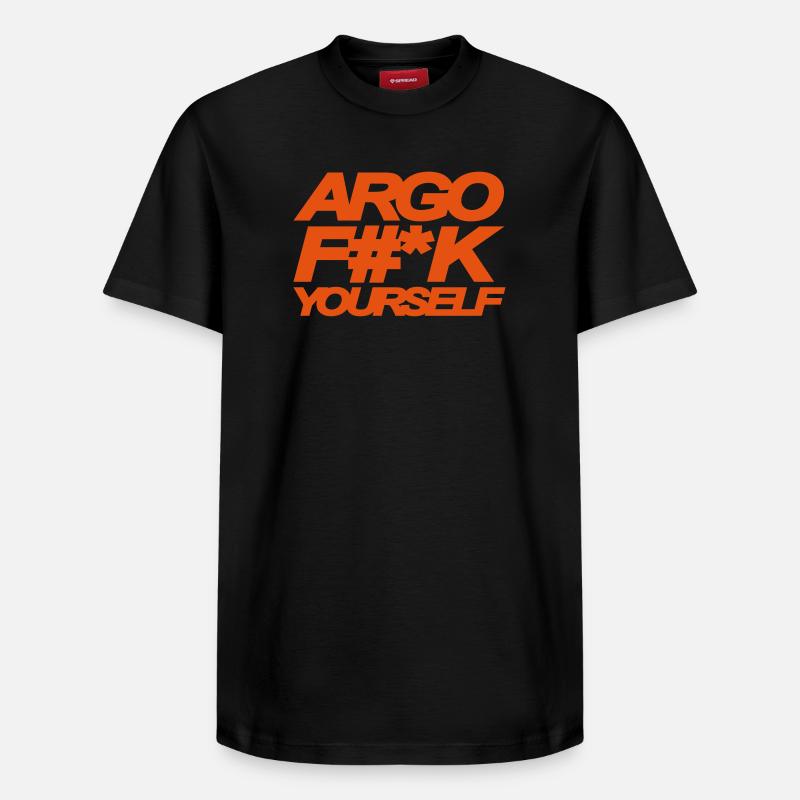 ARGO BAISE YOURSELF - T-shirt unisexe décontracté en coton Supima – de SPREAD - noir