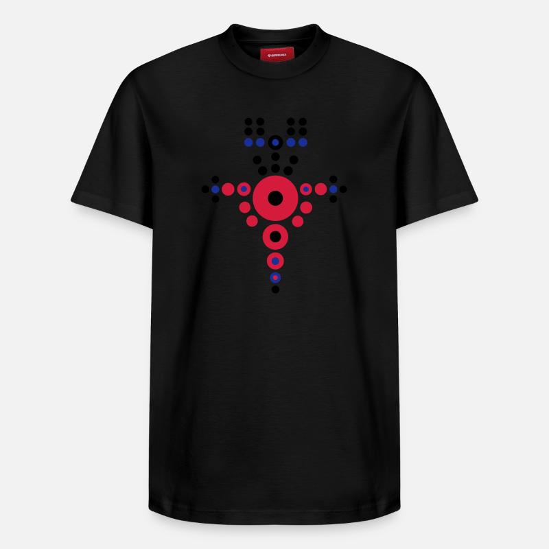 viking - T-shirt unisexe décontracté en coton Supima – de SPREAD - noir