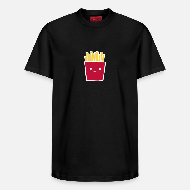 français - T-shirt unisexe décontracté en coton Supima – de SPREAD - noir
