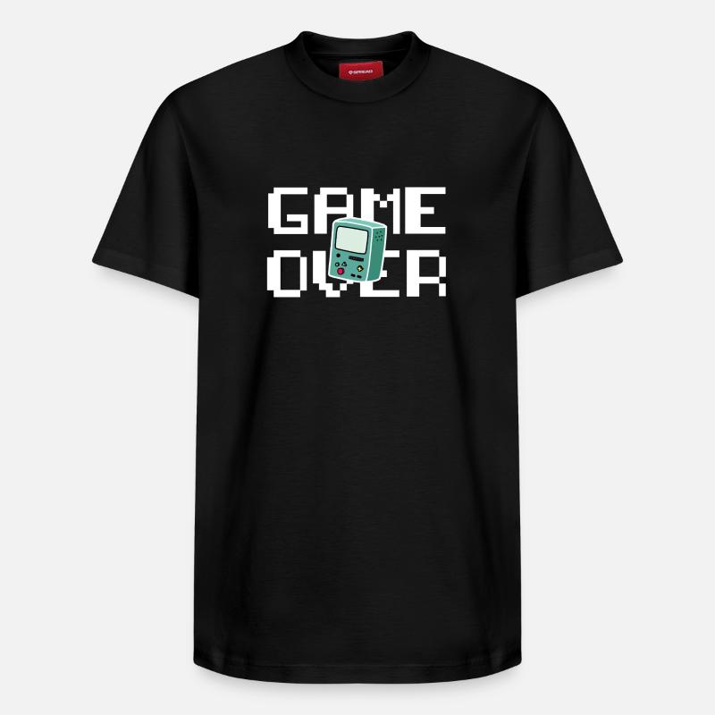 Jeu sur Retrogaming - T-shirt unisexe décontracté en coton Supima – de SPREAD - noir