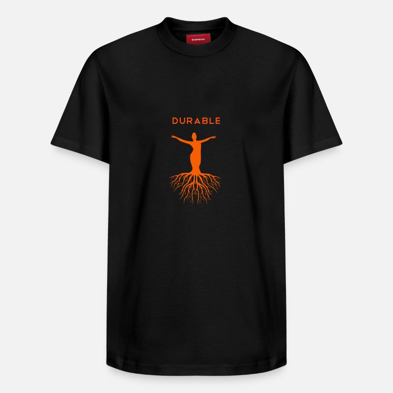 Chemise durable Tee Shirt durable durable - T-shirt unisexe décontracté en coton Supima – de SPREAD - noir