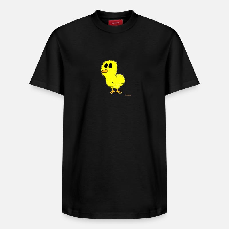 Poussin / jeune - T-shirt unisexe décontracté en coton Supima – de SPREAD - noir