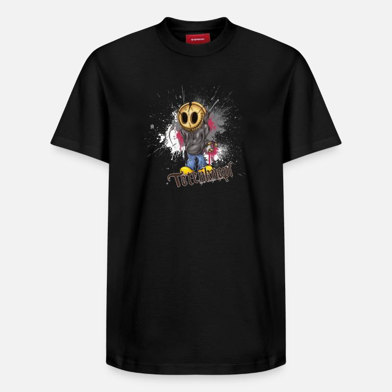 Totenknopf can assassin - T-shirt unisexe décontracté en coton Supima – de SPREAD - noir