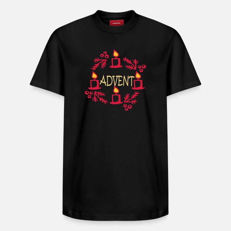 Advent - Relaxed Unisex Supima Cotton T-Shirt – by SPREAD - black