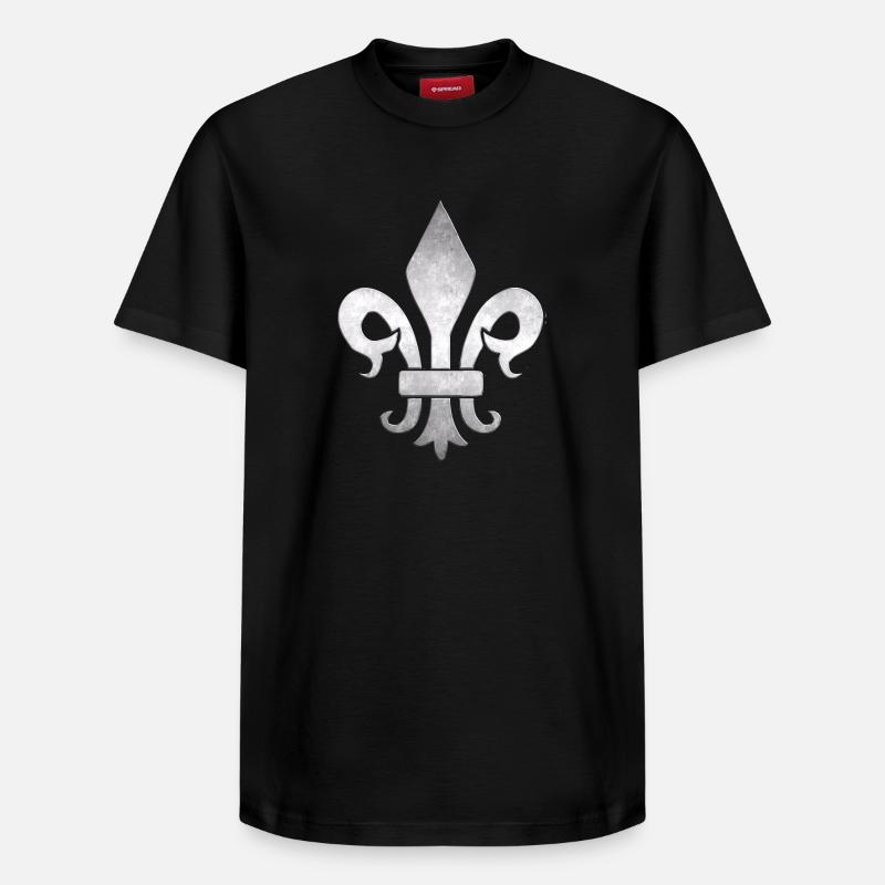 Symbole du roi - T-shirt unisexe décontracté en coton Supima – de SPREAD - noir