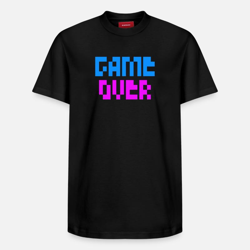 Jeu terminé - T-shirt unisexe décontracté en coton Supima – de SPREAD - noir