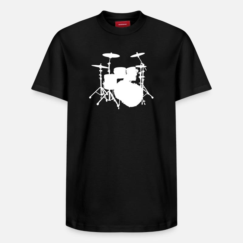 Batteries - T-shirt unisexe décontracté en coton Supima – de SPREAD - noir