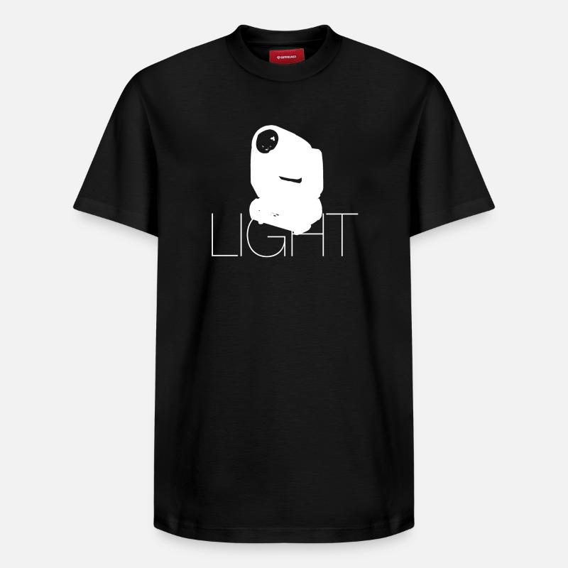 Light - T-shirt unisexe décontracté en coton Supima – de SPREAD - noir