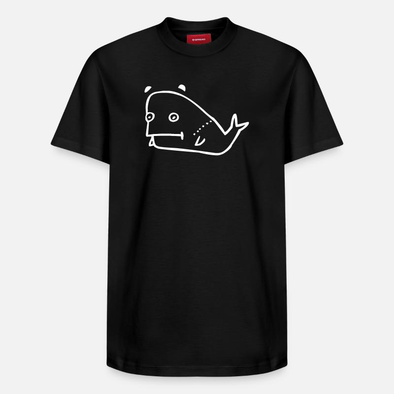 Wal Comic - Relaxed Unisex Supima Cotton T-Shirt – von SPREAD - Schwarz