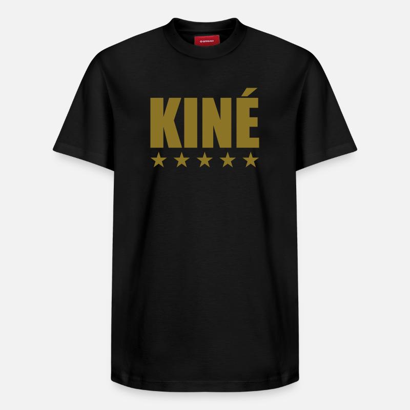 Kiné - T-shirt unisexe décontracté en coton Supima – de SPREAD - noir