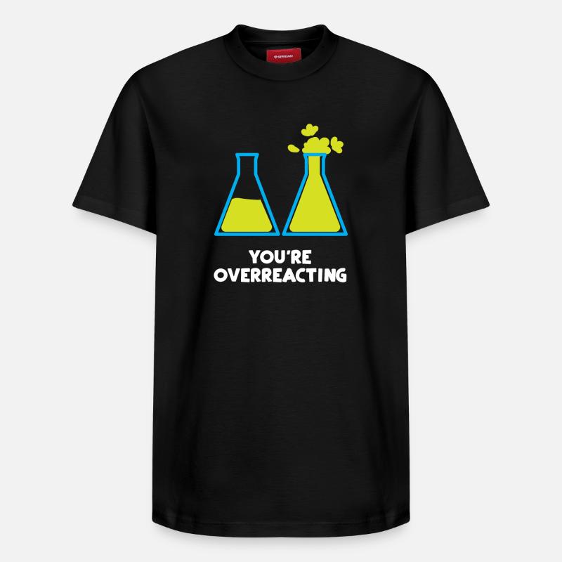Science Chimie - T-shirt unisexe décontracté en coton Supima – de SPREAD - noir