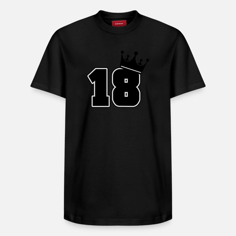 18 - T-shirt unisexe décontracté en coton Supima – de SPREAD - noir