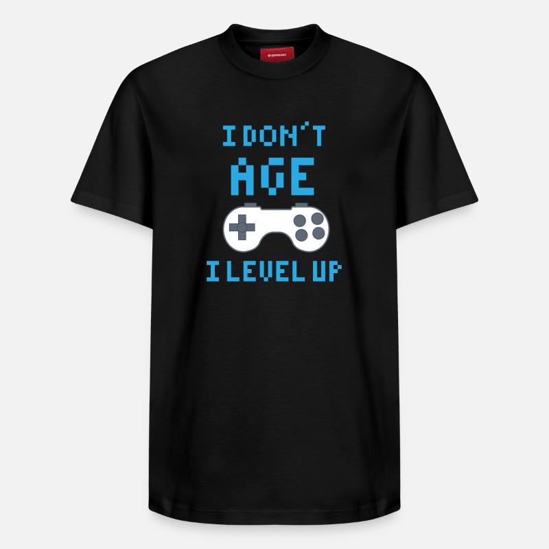 Gaming - T-shirt unisexe décontracté en coton Supima – de SPREAD - noir