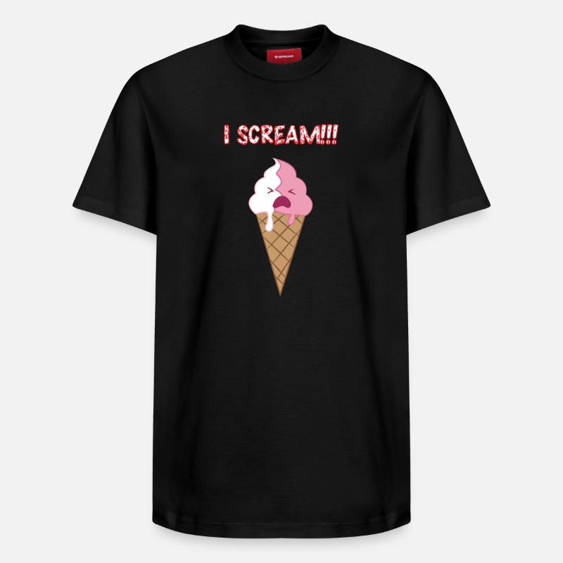 Jeu de mots - T-shirt unisexe décontracté en coton Supima – de SPREAD - noir