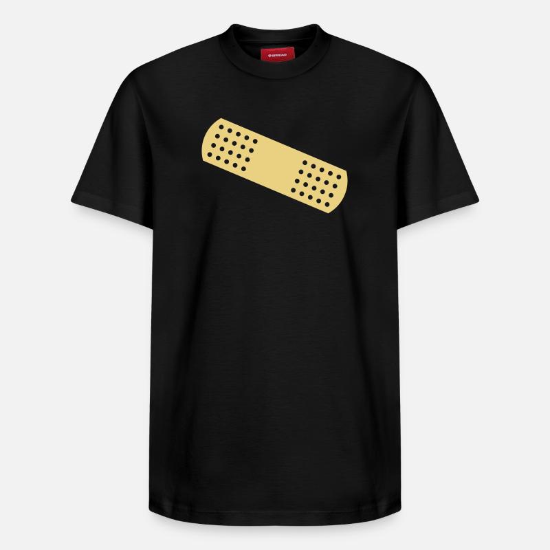Pansement - T-shirt unisexe décontracté en coton Supima – de SPREAD - noir