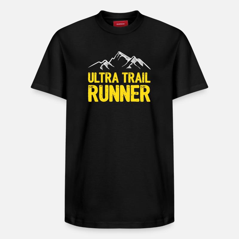Ultra Trail Runner - T-shirt unisexe décontracté en coton Supima – de SPREAD - noir