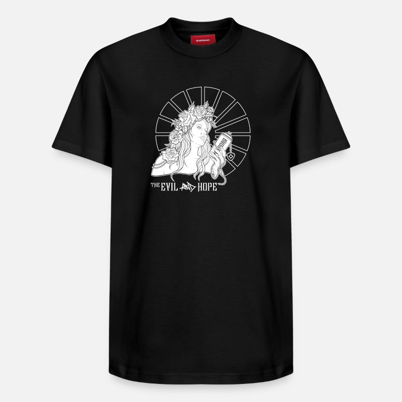 Pandore - T-shirt unisexe décontracté en coton Supima – de SPREAD - noir
