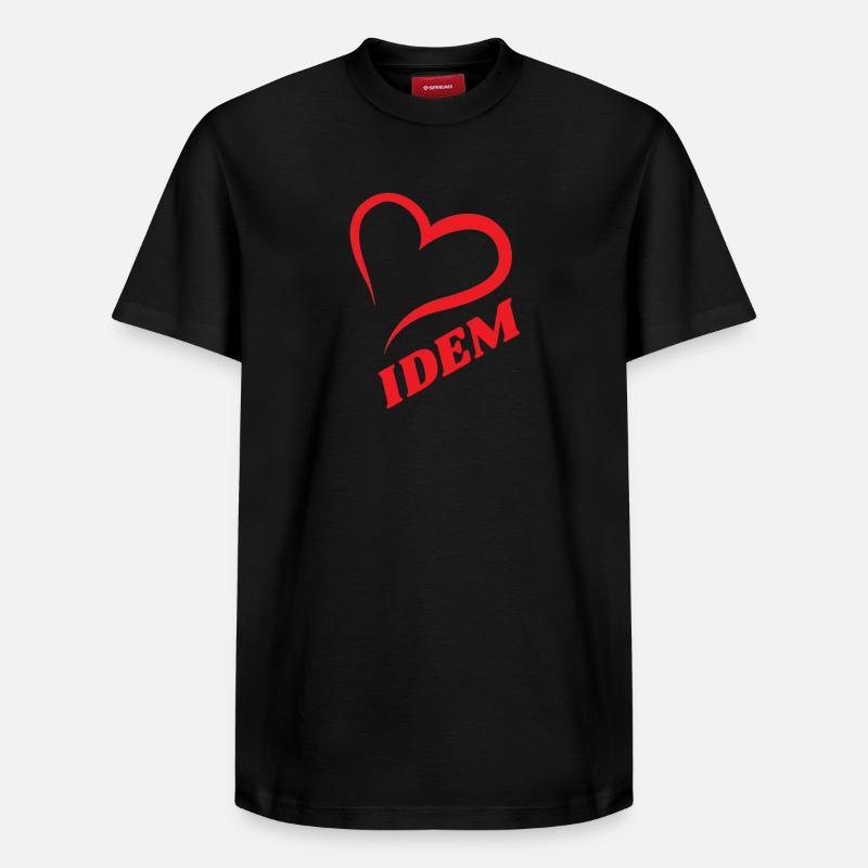 IDEM - T-shirt unisexe décontracté en coton Supima – de SPREAD - noir