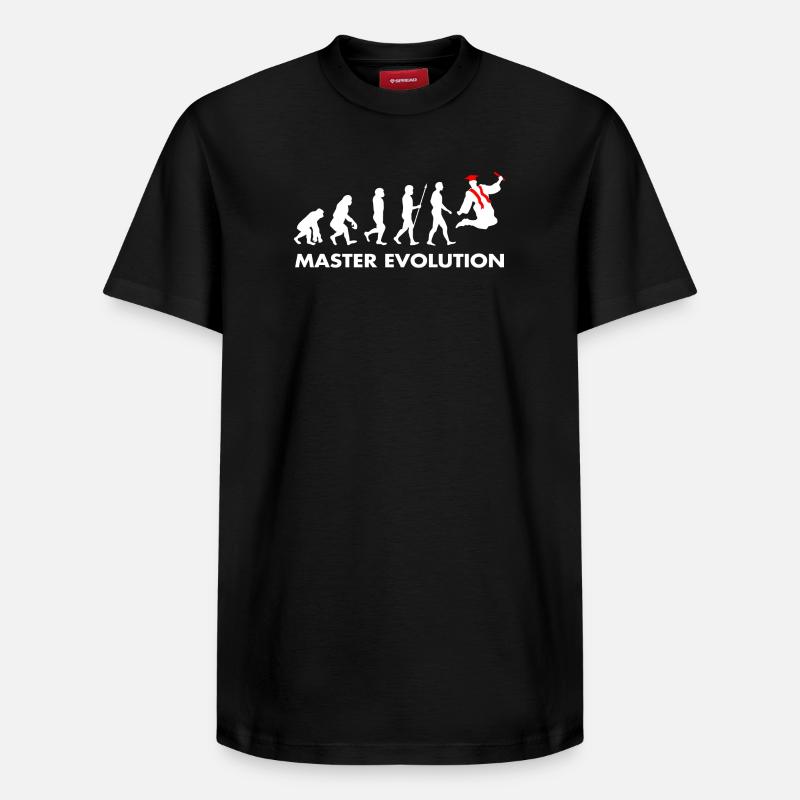 Diplôme de master développement évolution - T-shirt unisexe décontracté en coton Supima – de SPREAD - noir