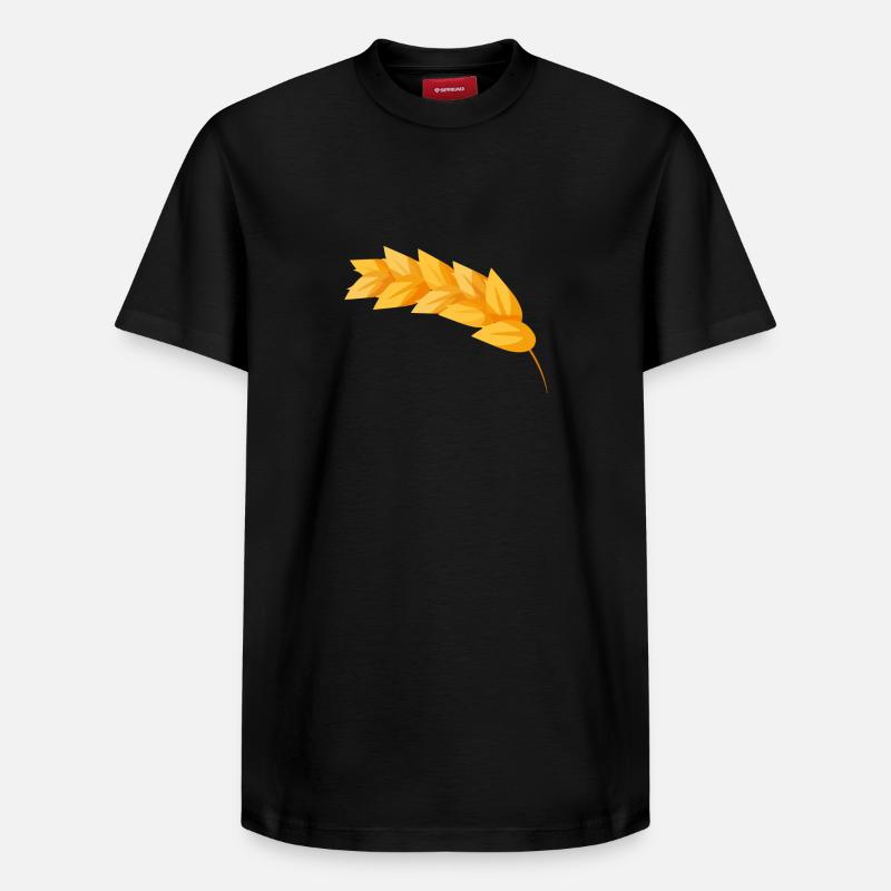 Maïs-grain maïs - T-shirt unisexe décontracté en coton Supima – de SPREAD - noir