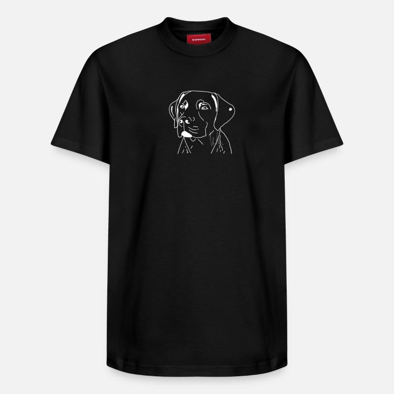 Labrador - T-shirt unisexe décontracté en coton Supima – de SPREAD - noir