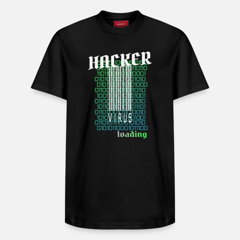 Anonymous, Hacker - Relaxed Unisex Supima Cotton T-Shirt – von SPREAD - Schwarz