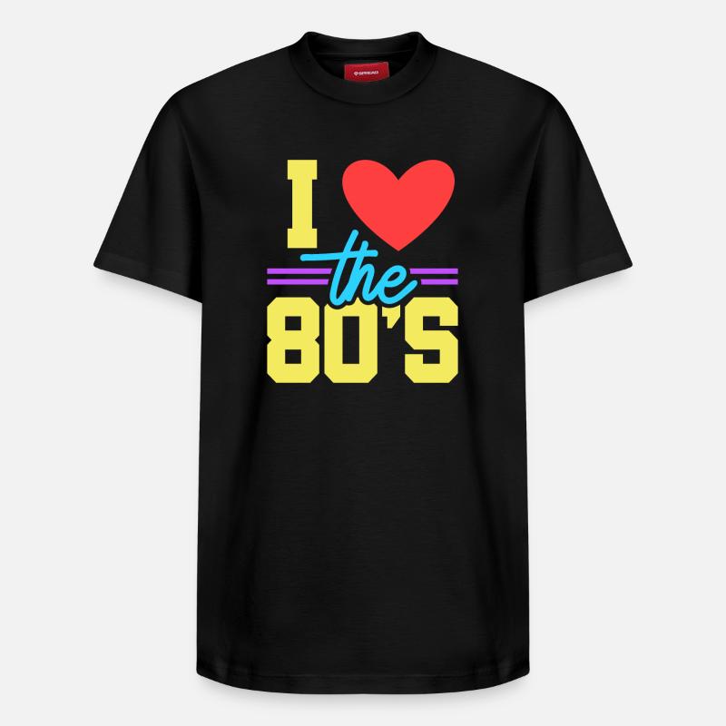 80 - T-shirt unisexe décontracté en coton Supima – de SPREAD - noir