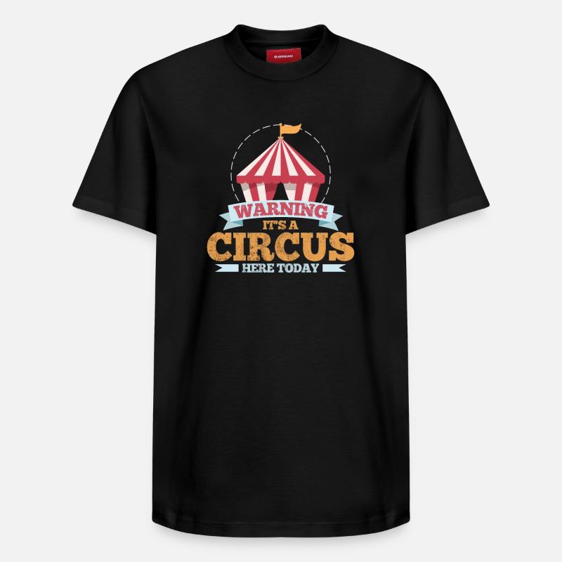 Cirque - T-shirt unisexe décontracté en coton Supima – de SPREAD - noir