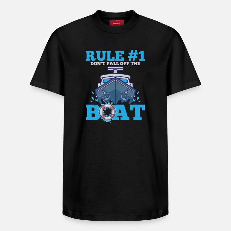 Boot - Relaxed Unisex Supima Cotton T-Shirt – von SPREAD - Schwarz