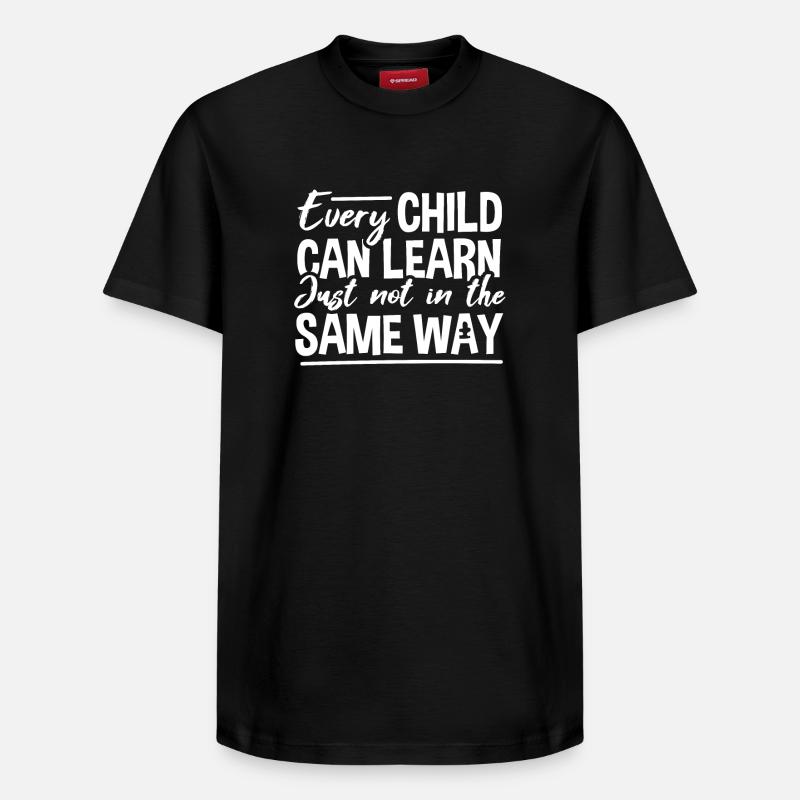 Pédagogue des écoles spéciales - T-shirt unisexe décontracté en coton Supima – de SPREAD - noir