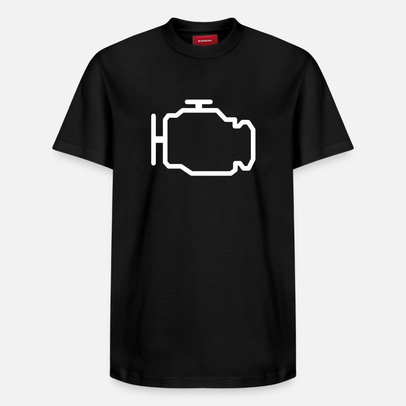 Moteur - T-shirt unisexe décontracté en coton Supima – de SPREAD - noir