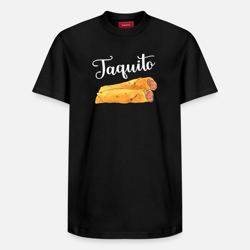 Taco Taquito Match - T-shirt unisexe décontracté en coton Supima – de SPREAD - noir