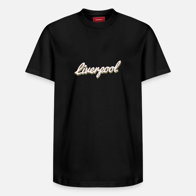 Liverpool - T-shirt unisexe décontracté en coton Supima – de SPREAD - noir