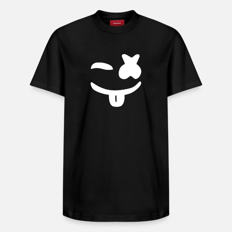 Marshmello - T-shirt unisexe décontracté en coton Supima – de SPREAD - noir