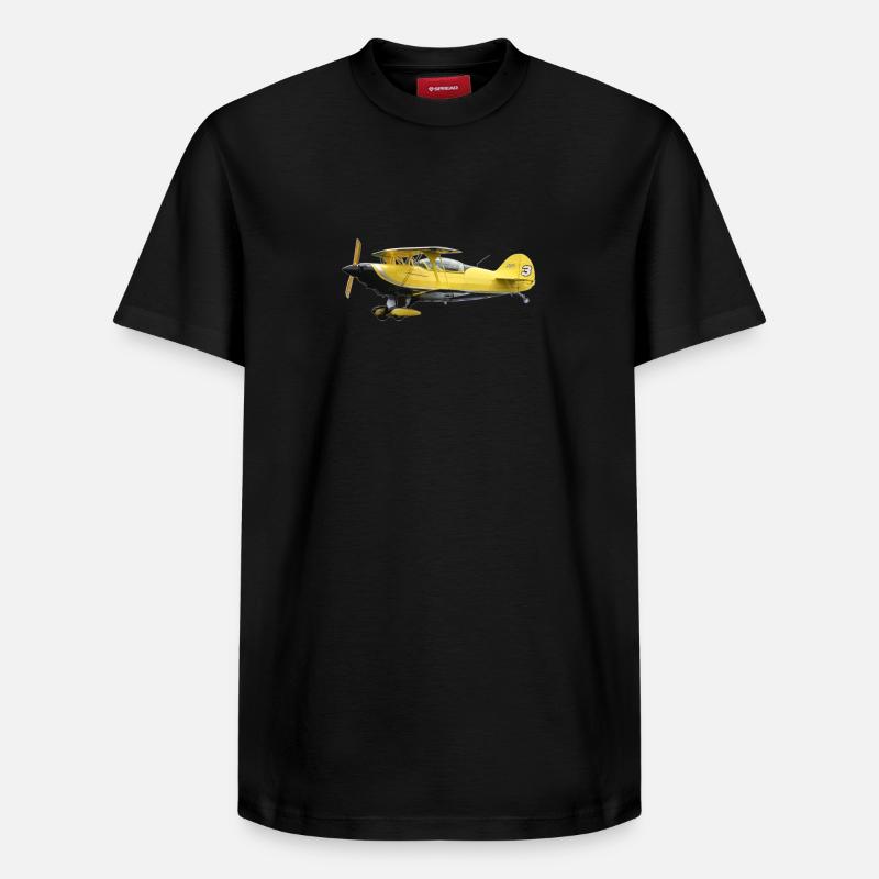 Pitts S2B - T-shirt unisexe décontracté en coton Supima – de SPREAD - noir