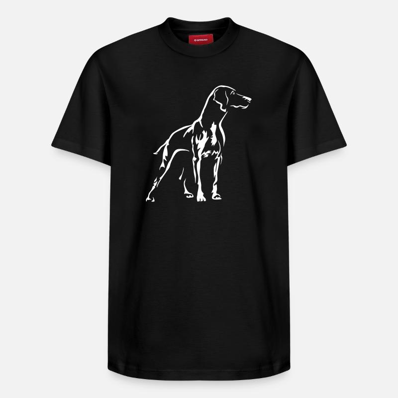 Magyar Vizsla "Black Edition" - T-shirt unisexe décontracté en coton Supima – de SPREAD - noir