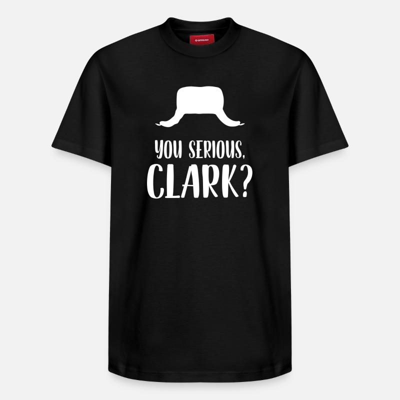 Du ernsthafter Clark - Relaxed Unisex Supima Cotton T-Shirt – von SPREAD - Schwarz