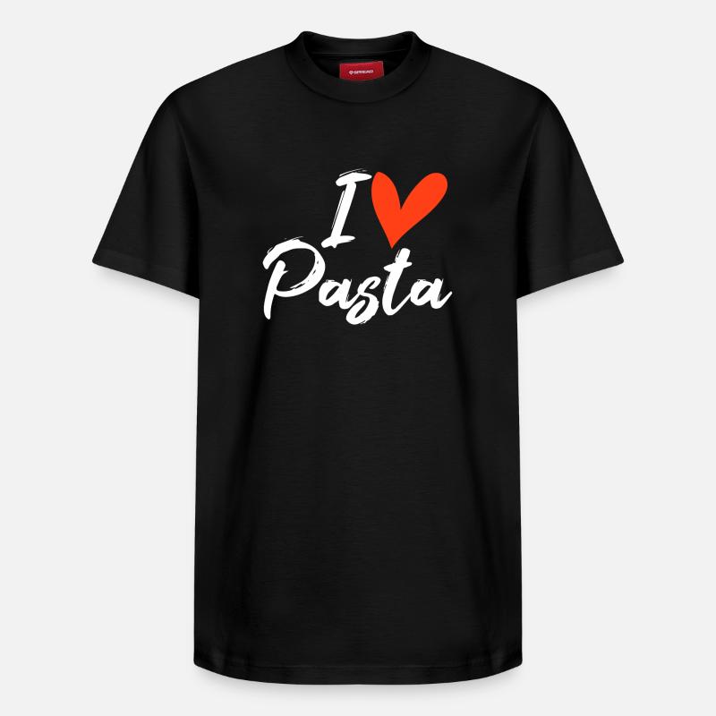 Pasta - T-shirt unisexe décontracté en coton Supima – de SPREAD - noir