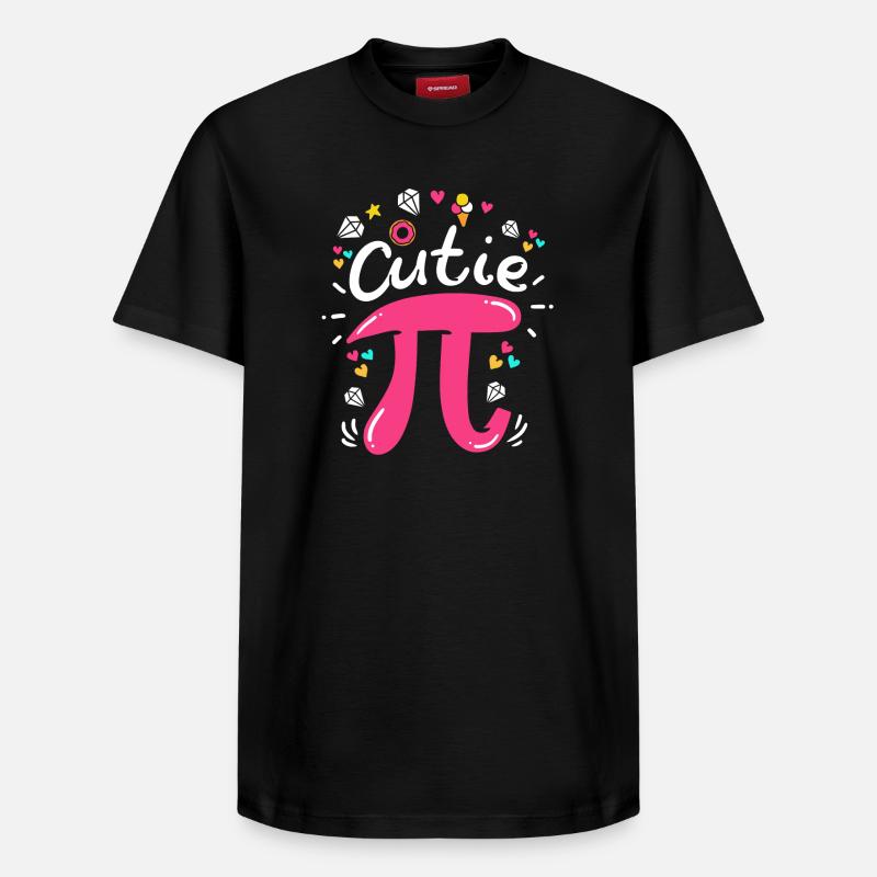 Pi jour Pi maths - T-shirt unisexe décontracté en coton Supima – de SPREAD - noir