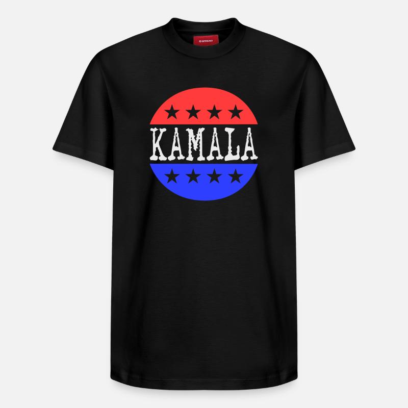 Kamala - T-shirt unisexe décontracté en coton Supima – de SPREAD - noir