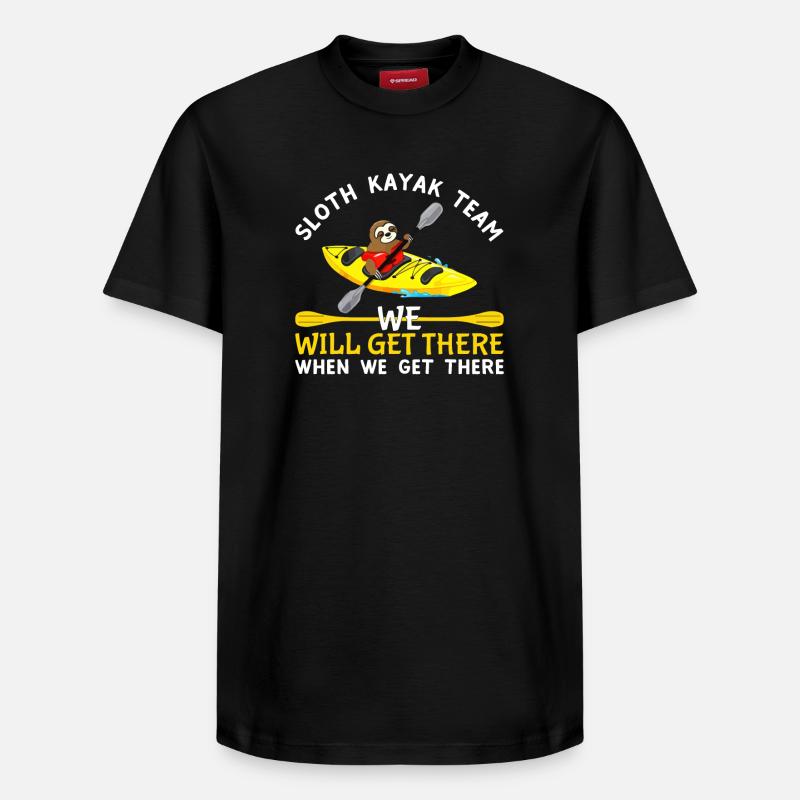 Kayak - T-shirt unisexe décontracté en coton Supima – de SPREAD - noir