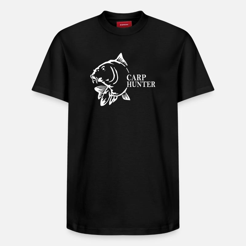 Carp Hunter - Relaxed Unisex Supima Cotton T-Shirt – by SPREAD - black