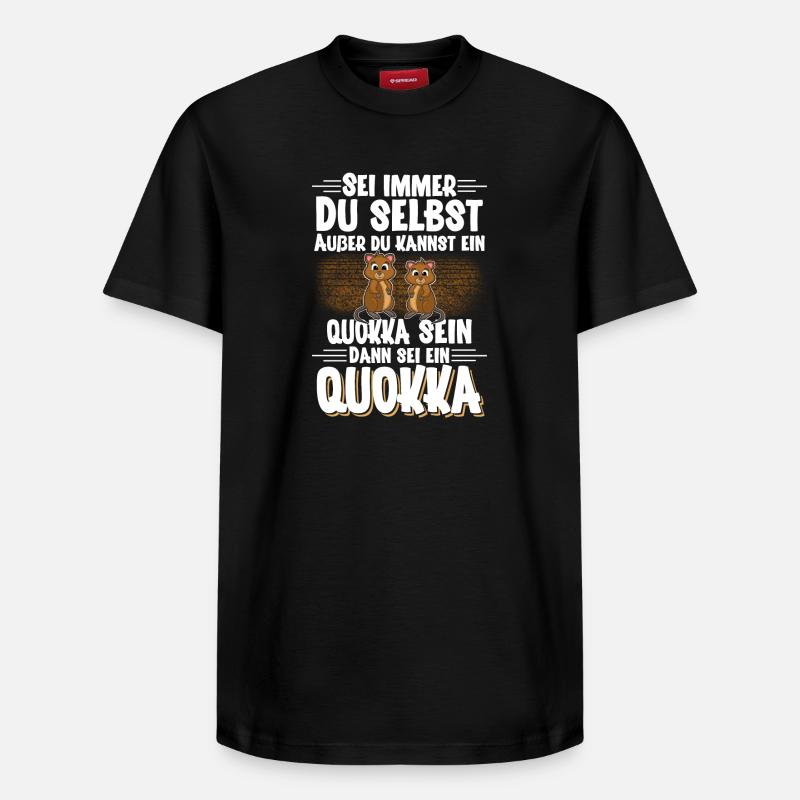 Quokka - T-shirt unisexe décontracté en coton Supima – de SPREAD - noir