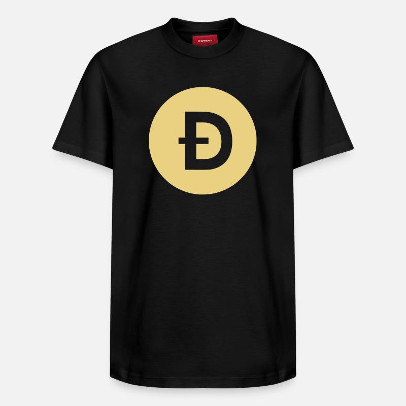 Logo DOGE - T-shirt unisexe décontracté en coton Supima – de SPREAD - noir