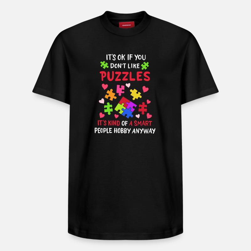 Puzzle Puzzles - T-shirt unisexe décontracté en coton Supima – de SPREAD - noir