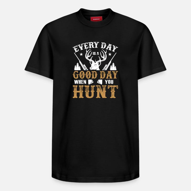 Jäger - Relaxed Unisex Supima Cotton T-Shirt – von SPREAD - Schwarz