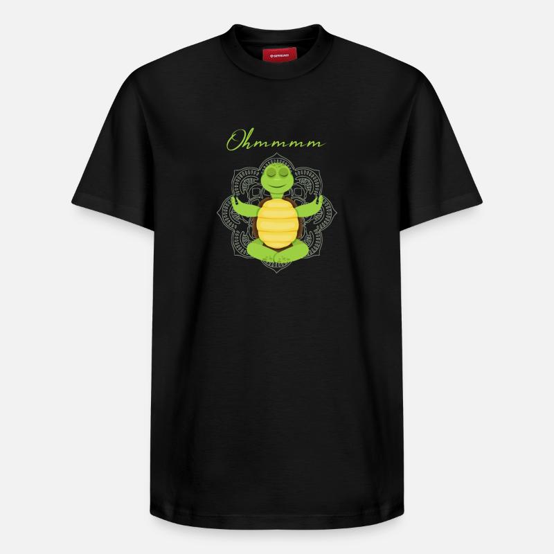 Tortue - T-shirt unisexe décontracté en coton Supima – de SPREAD - noir