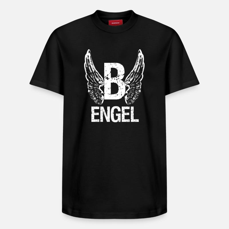 (B) ENGEL - T-shirt unisexe décontracté en coton Supima – de SPREAD - noir